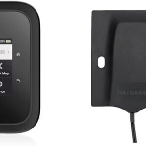 Netgear Nighthawk M6 Pro 5G WiFi 6E Mobile Hotspot Router (MR6450) & 6000451 External 5G MIMO SMA/TS9 Antenna (up to 2.5dBi Signal Gain for 5G/4G Mobile Hotspots and LTE Router)