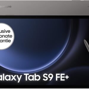 Samsung Galaxy Tab S9 FE+ Android Tablet, 128 GB Speicher, mit Stift (S Pen), Lange Akkulaufzeit, Simlock-frei ohne Vertrag, WLAN, Grau