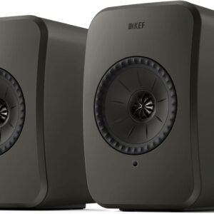 KEF LSX II LT Wireless Shelf Speakers, Graphite Grey | Music | TV & Home Entertainment | Gaming | HDMI ARC