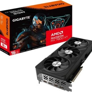 Gigabyte Radeon RX 7800 XT Gaming OC 16GB Grafikkarte – 16 GB GDDR6 256-Bit, Windforce-Kühlsystem, Metall-Backplate, DP 2.1, HDMI 2.1, AMD RDNA 3-Architektur, GV-R78XTGAMING OC-16GD