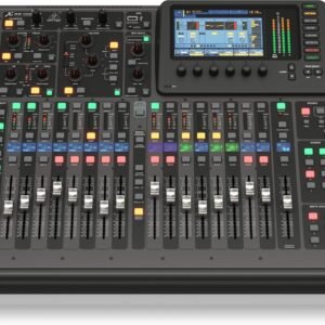 ehringer X32 Compact Digital Mixer with 40 Inputs, 25 Buses, 16 Programmable Midas Preamps, 17 Motorised Faders, Channel LCDs