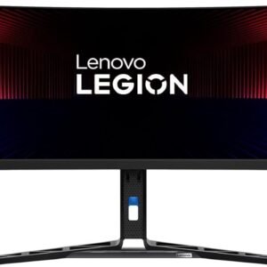 Lenovo R45w-30 | 44,5 Zoll 5K-Gaming-Monitor | 5120 x 1440 | 170 Hz | 450 Nits | 1 ms Reaktionszeit | VA-Panel | USB-C | HDMI | DisplayPort | AMD FreeSync Premium Pro | Integrierter Lautsprecher | 12,1 kg | Schwarz