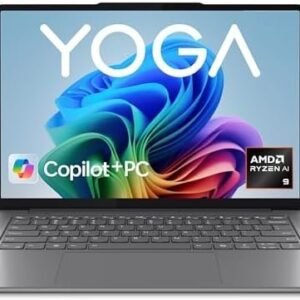 Lenovo Yoga Pro 7 Laptop | Copilot+ PC | 14,5″ 2.8K OLED 120Hz Display | AMD Ryzen AI 9 | 32GB RAM | 1TB SSD | AMD Radeon Grafik | Win11 Home | QWERTZ | grau