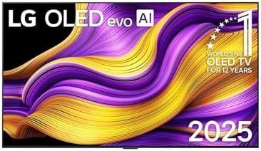 LG OLED65G57LW TV 65 Zoll (165 cm) 4K OLED evo AI TV (α11 Gen2 4K AI Prozessor, webOS 25, 120Hz (VRR bis zu 165Hz)) [Modelljahr 2025]